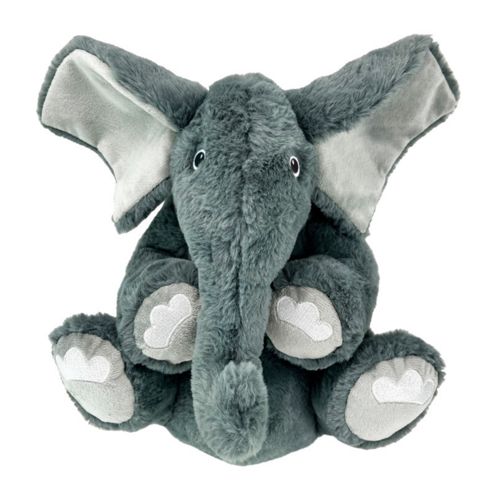 KONG Comfort Kiddos Jumbo Elephant Dog Toy - Durable Chew Toy for Large Dogs, Interactive Pet Play, Perfect for Aggressive Chewers & Puppy Teething Relief (Great for Indoor/Outdoor Playtime)