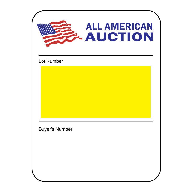 3 x 4 Inch Custom White Label Stickers - 300 Full Color Printed Labels for Product Packaging, Shipping & Branding