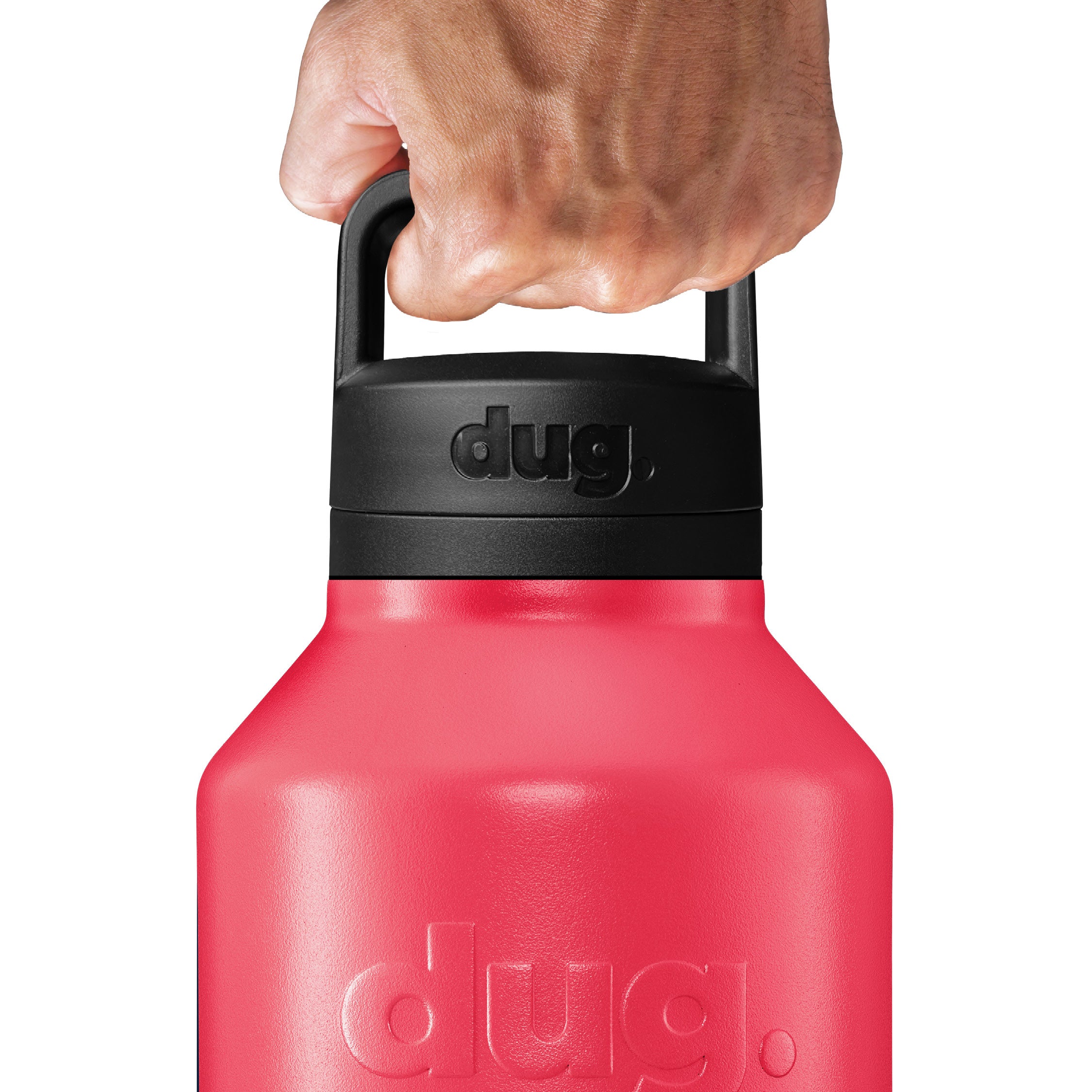 2L Insulated Water Bottle - Neon Pink, Leak Proof, BPA Free, Keeps Drinks Cold 24Hrs/Hot 12Hrs - Perfect for Gym, Hiking, Camping & Outdoor Activities