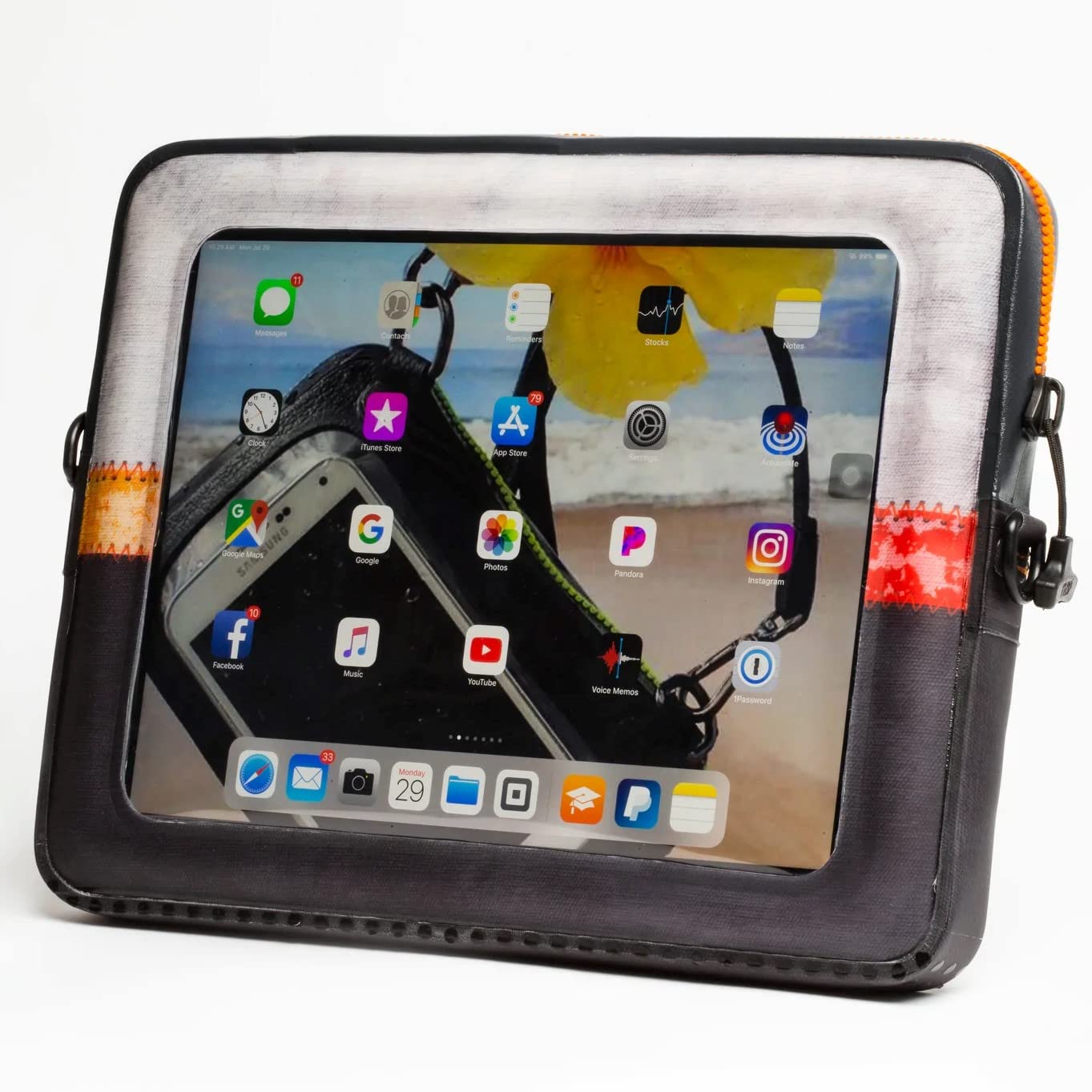 Ugo Wear Waterproof Tablet Case - Floating Dry Bag & Clear Touchscreen Pouch for Tablets Up to 13