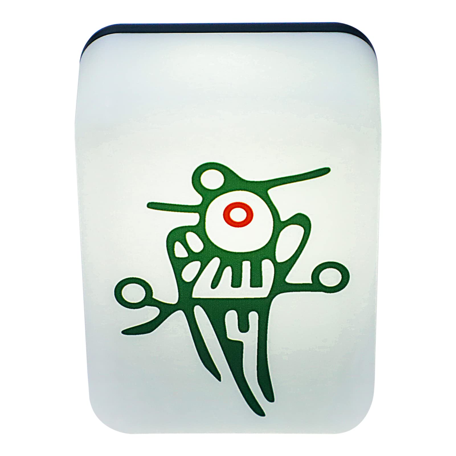 Balacoo Chinese Style Mahjong Night Light - Creative Bedside Lamp, Romantic Table Lamp for Nightstand, Nursery, Living Room & Bedroom - Dark Green | Perfect for Relaxing, Reading & Decor