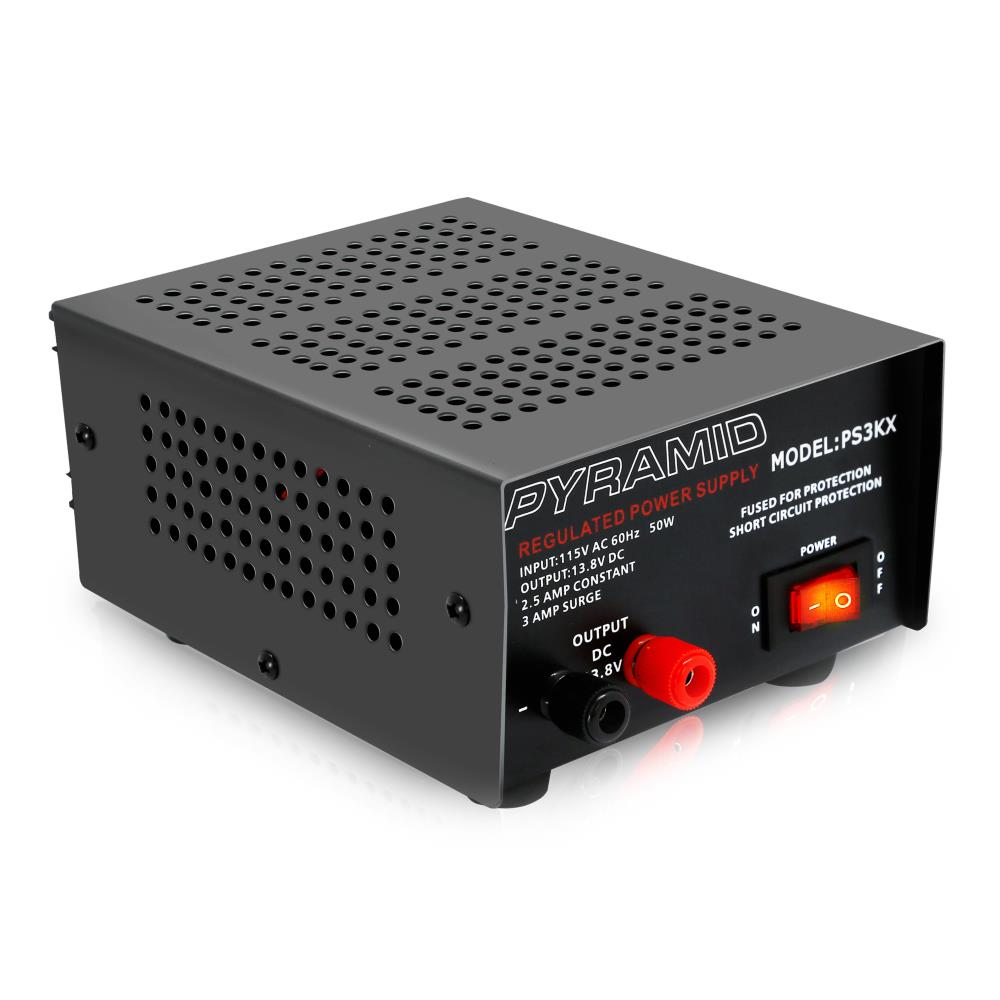 2.5 Amp Adjustable DC Power Supply for Electronics Hobbyists - Perfect for DIY Projects, Circuit Testing, and Lab Experiments
