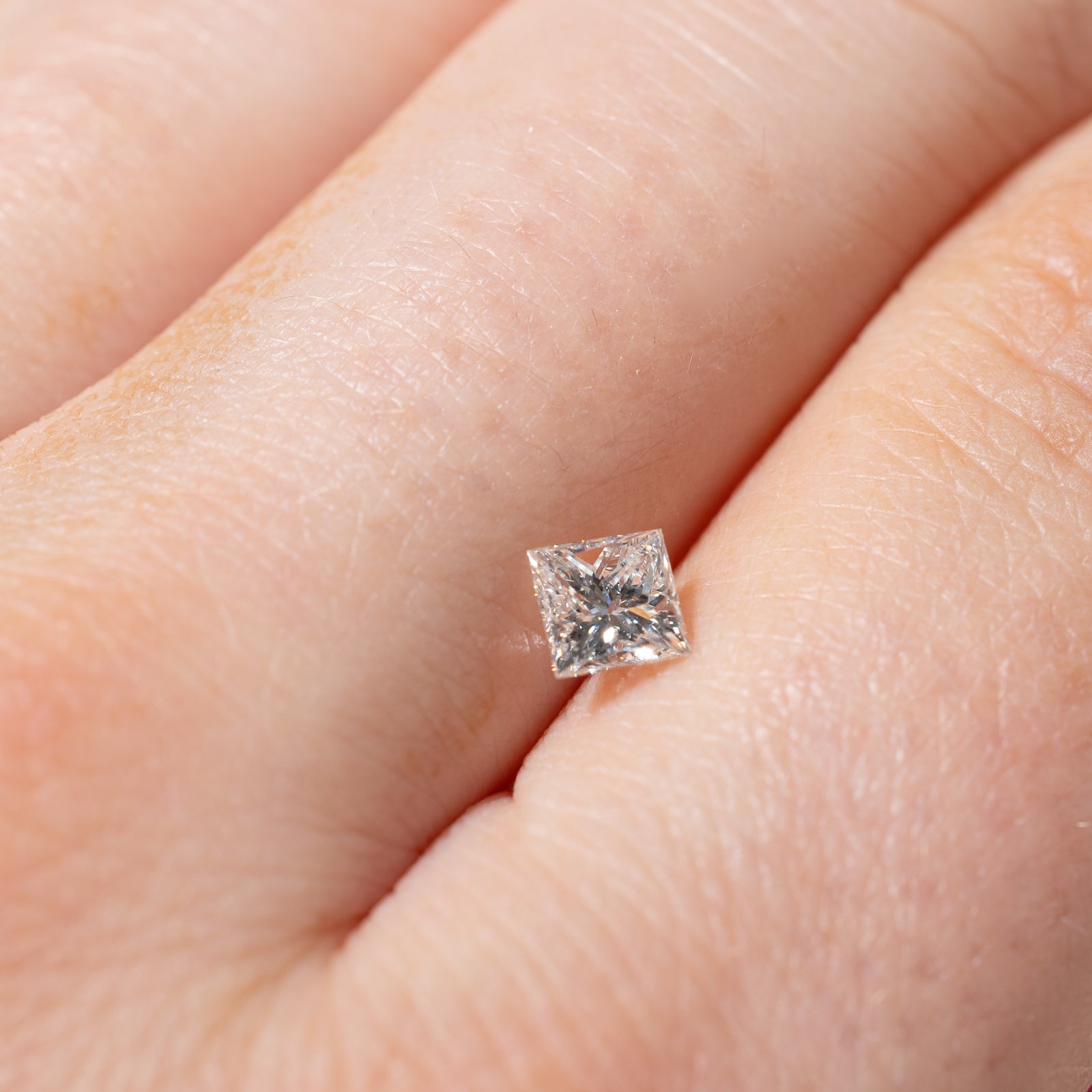 GIA Certified 0.54 Carat Princess Cut Loose Diamond for Engagement Rings & Fine Jewelry - Ideal for Custom Wedding Bands, Anniversary Gifts & Bridal Jewelry