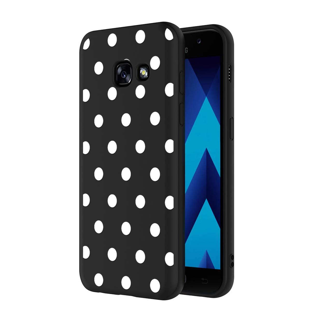 Eouine Samsung Galaxy A5 2017 Case - Ultra Slim Shockproof Soft Gel Silicone Cover with Cute Pattern - Protective Bumper Skin for Samsung Galaxy A5 2017 Smartphone - Perfect for Daily Use, Travel & Outdoor Activities