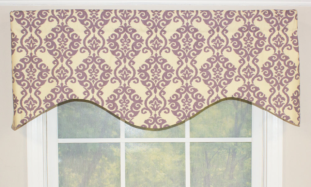 Suzy Q Cornice Valance - Elegant Window Treatment for Living Room & Bedroom - Perfect for Home Decor & Curtain Enhancement