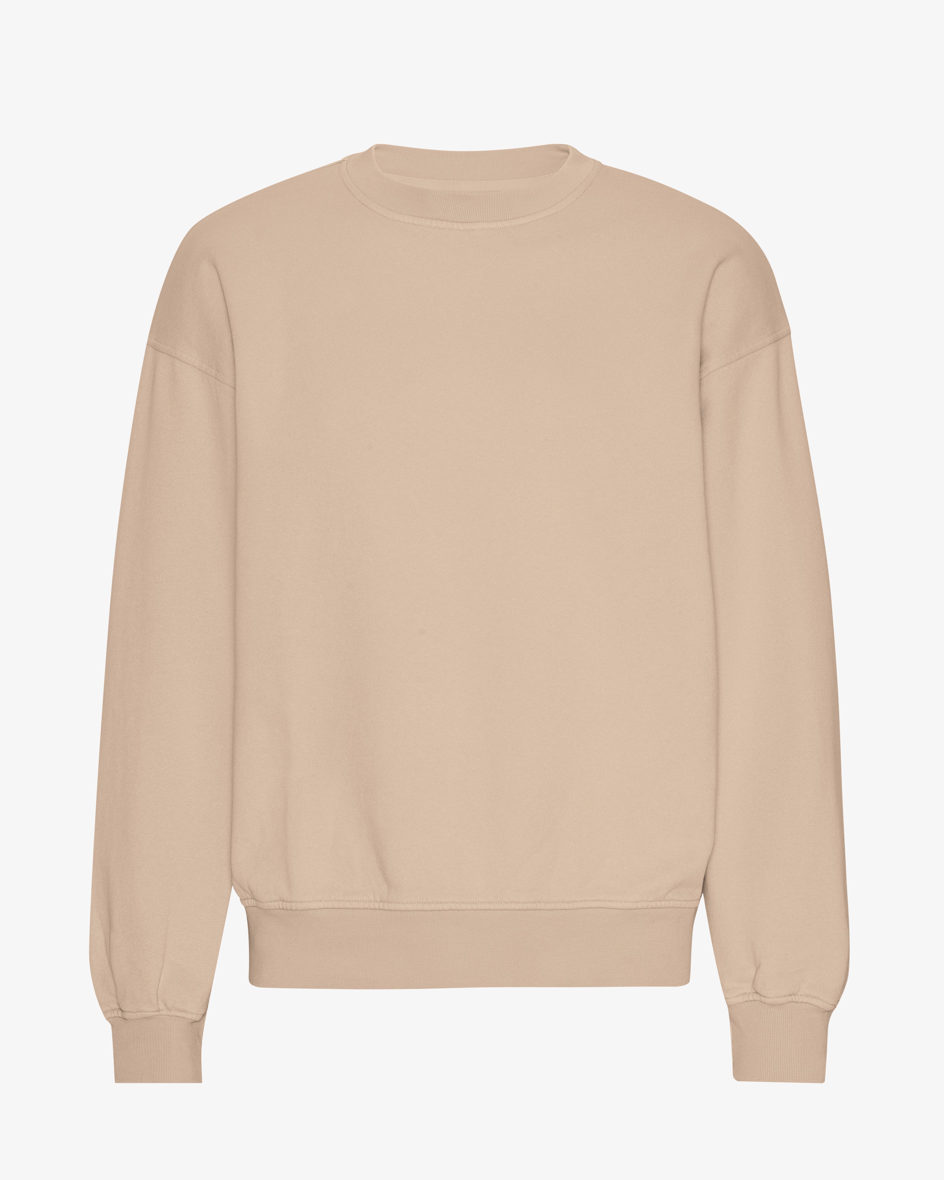 Organic Oversized Crewneck Sweatshirt for Women - Soft & Comfortable Oyster Grey Pullover - Perfect for Casual Wear, Loungewear & Cozy Outfits