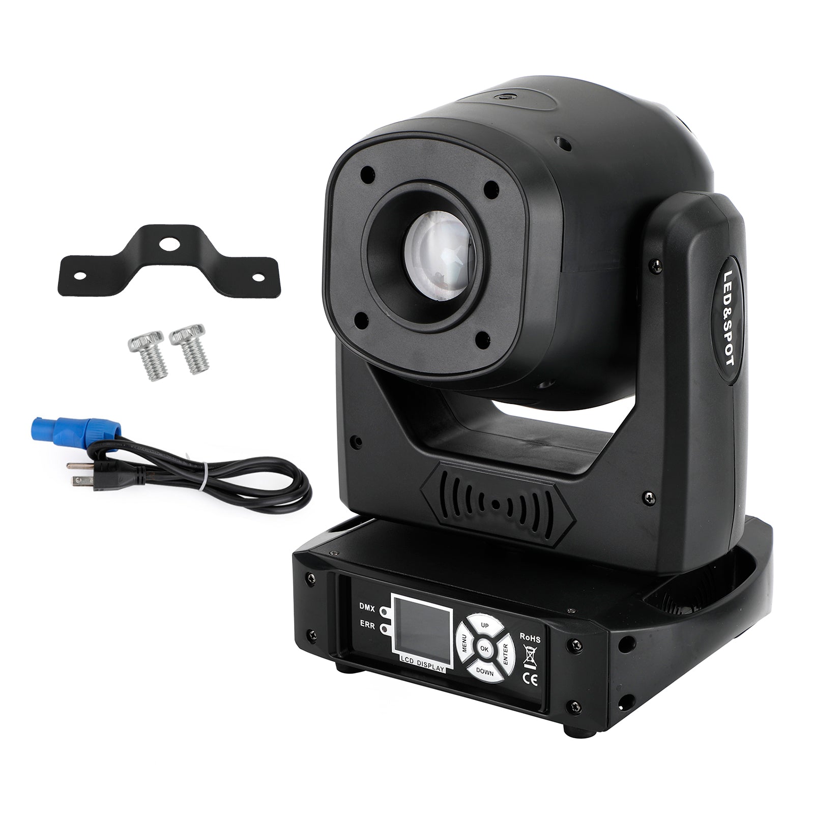 100W LED Moving Head Stage Light with Gobo & DMX Control - Professional DJ Disco Beam Spot Lighting for Parties, Concerts & Stage Performances