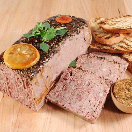 Authentic Pate de Campagne with Black Pepper - Traditional French Country Pâté - 3.6 lb (1.6 kg) - Perfect for Charcuterie Boards, Wine Pairings & Gourmet Appetizers