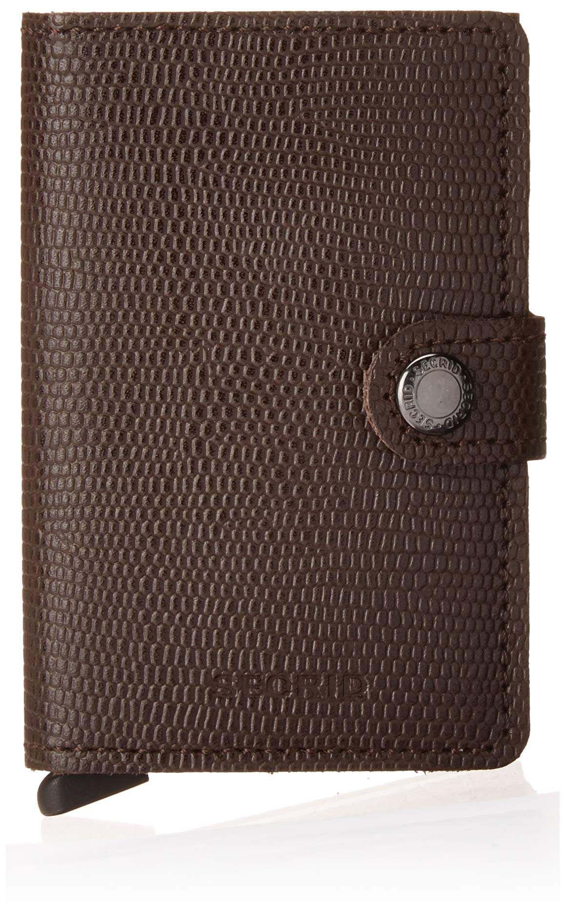 SECRID Mini Wallet - Genuine Rango Leather RFID Blocking Card Holder for 12 Cards (Brown) | Slim & Secure Credit Card Protector for Travel & Everyday Use