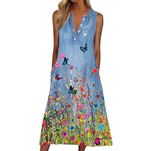 Women's Short Sleeve Beach Dress - Cute Cold Shoulder Boho T-Shirt Dress for Summer & Spring | Casual Outfit for Vacations, Pool Parties & Beach Getaways