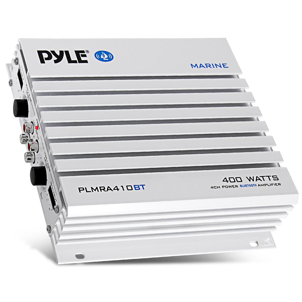 4 Channel Elite Bluetooth Marine Amplifier - High Power Waterproof Boat Stereo System for Marine, RV, and Outdoor Audio