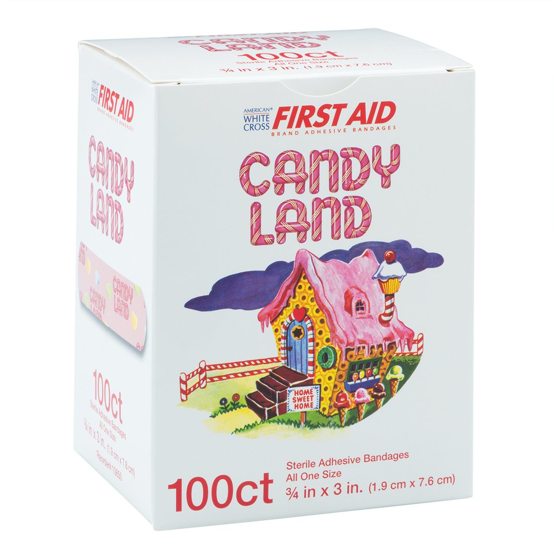 Candy Land Bandages - 1200 Count First Aid Kit Supplies for Kids | Adhesive Bandages for School, Home & Travel First Aid Needs