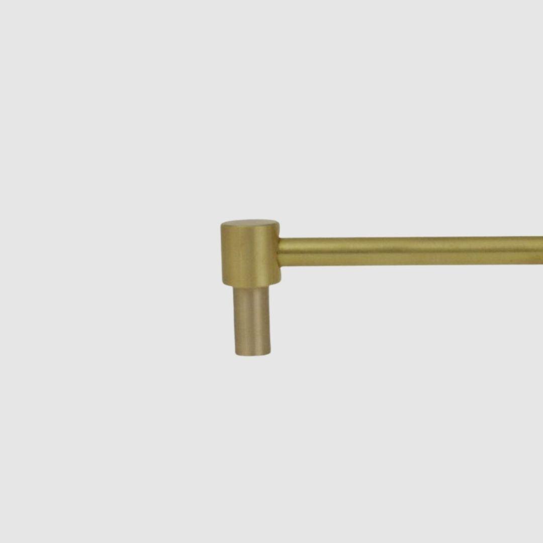 Mini Modern Brass Gallery Shelf Rail - Elegant Wall Display for Art & Decor | Perfect for Living Room, Bedroom & Office