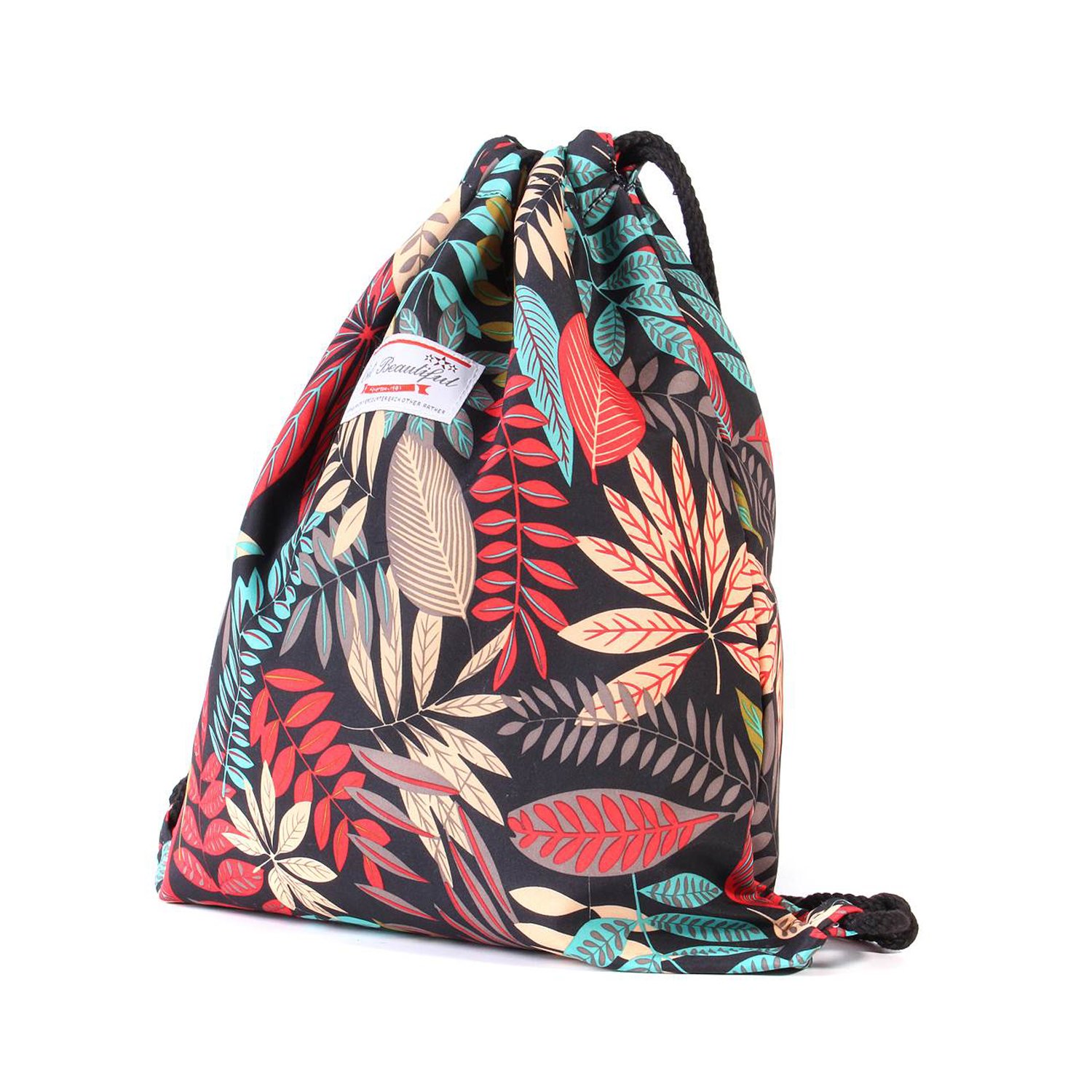 ESVAN Lightweight Drawstring Backpack - Waterproof Gym Bag for Men & Women, Hiking, Travel, Beach Essentials - Small & Large Size Options - Perfect for Sports, School, and Outdoor Adventures