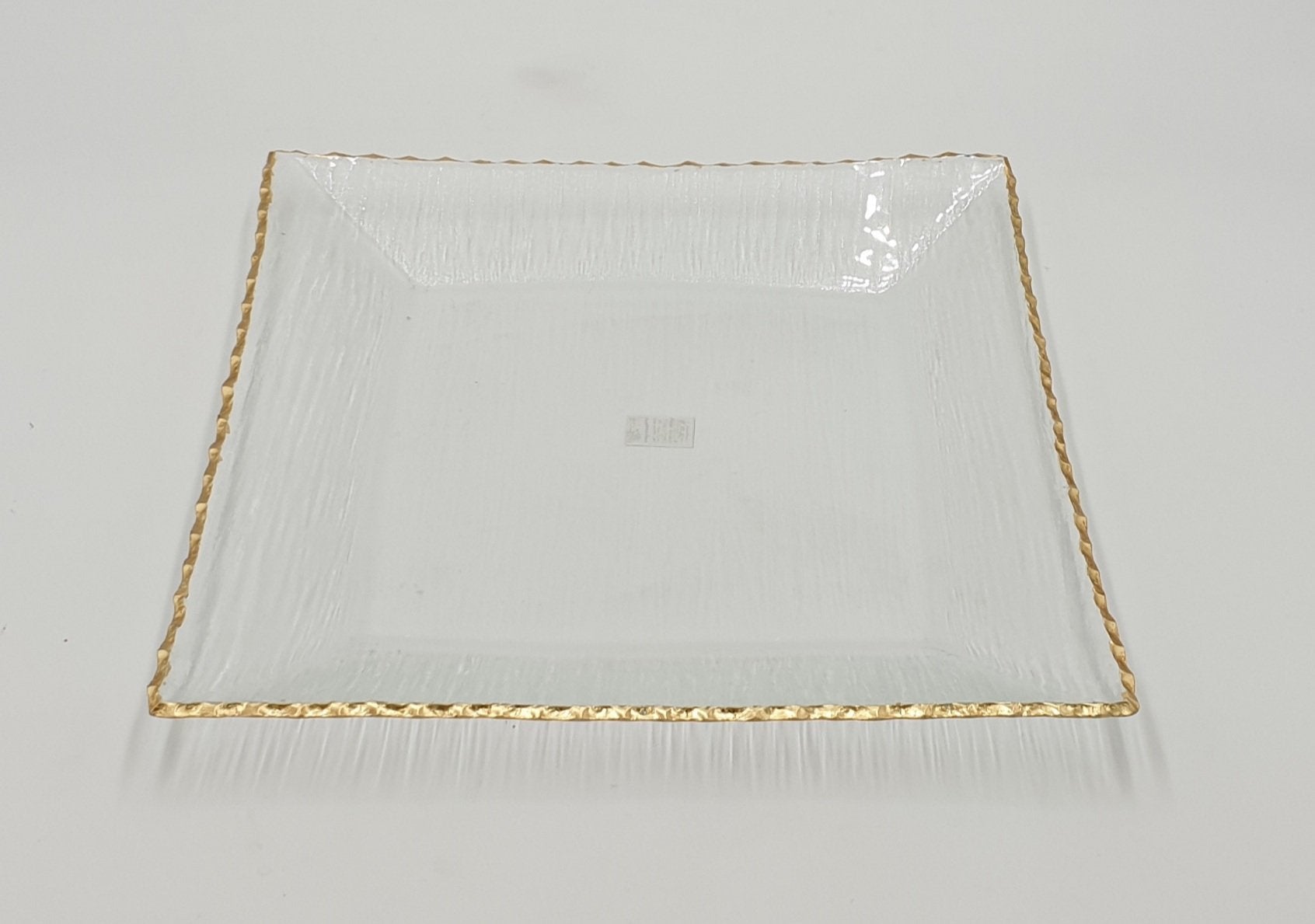 14-Piece Gold Square Plate Set - Elegant Dinnerware for Parties, Weddings & Special Occasions - Perfect for Entertaining & Home Decor