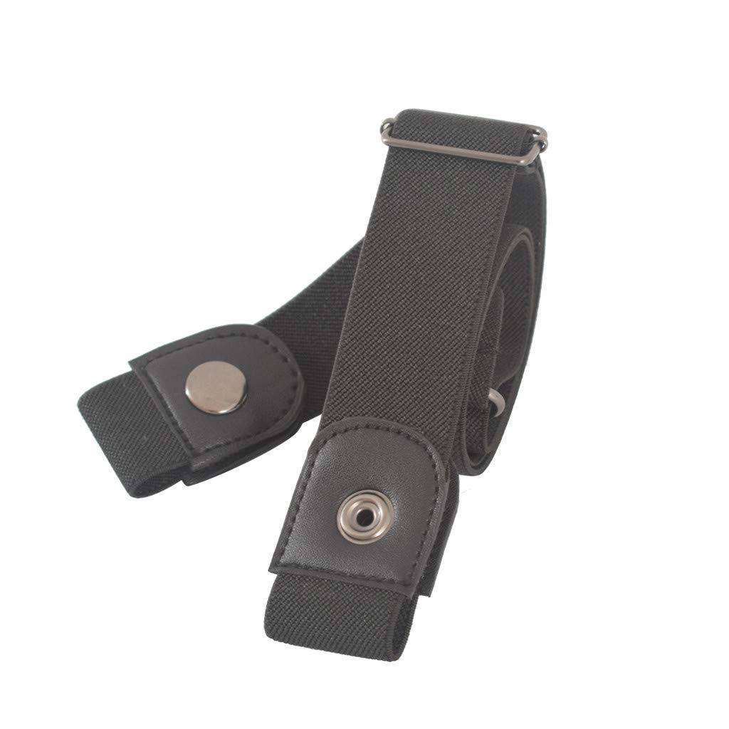 No Elastic Bulge Invisible Belt for Women & Men - Hassle-Free Buckle-Free Jeans Belt for Comfortable & Secure Fit - Perfect for Casual Wear, Office & Travel