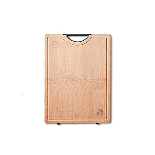 Premium Bamboo Cutting Board - Extra Thick Chopping Board for Vegetables, Meat & Kitchen Prep | Durable & Eco-Friendly Kitchen Accessory | Perfect for Home Cooking, Meal Prep & Butchering (Color: Large)