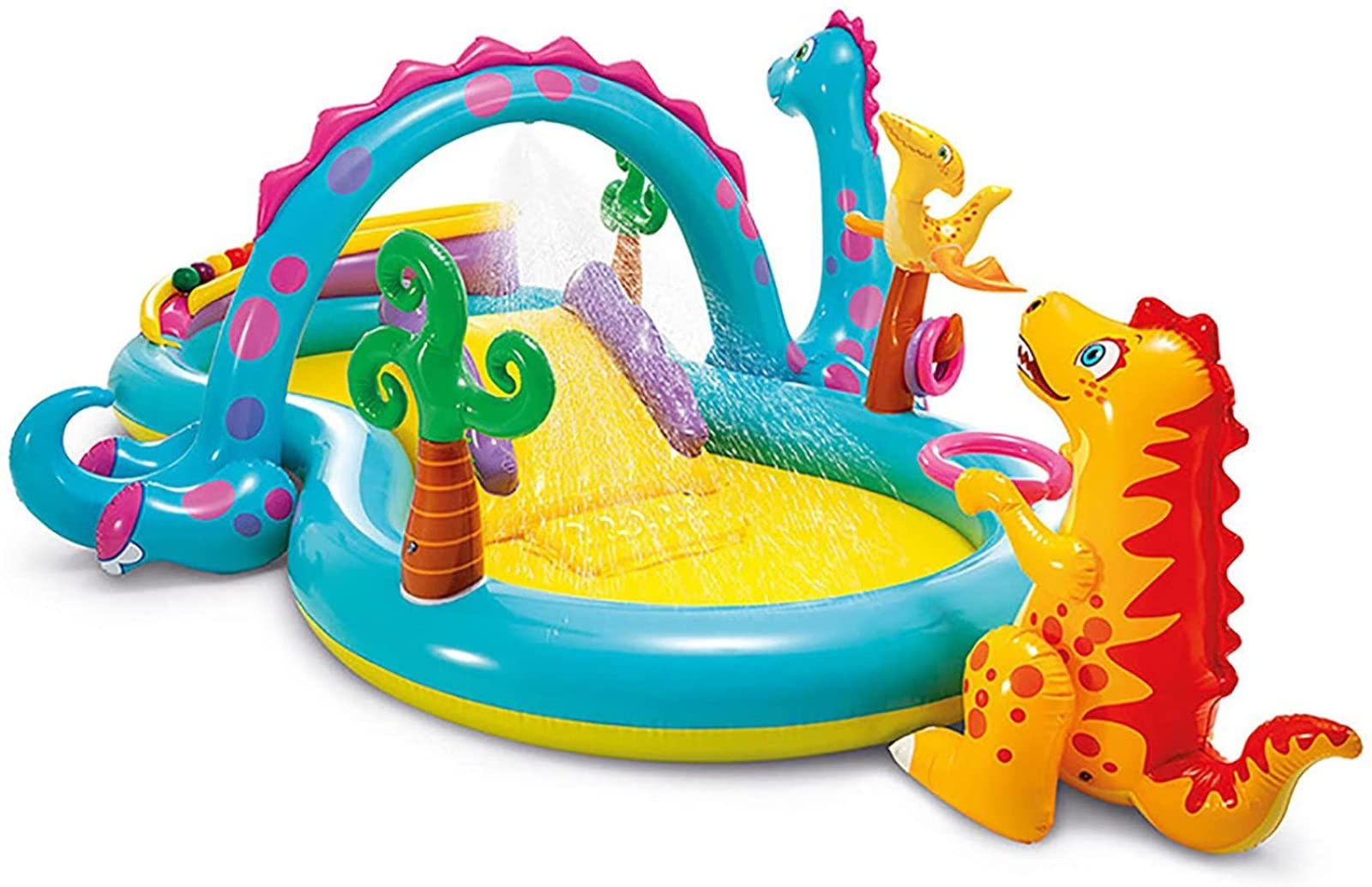 **Best Inflatable Pool Toys for Kids - Fun Kiddie Pool with Slide for Adults & Children - Durable Inflatable Swimming Pool for Ages 2-6 - Perfect for Backyard, Beach & Pool Parties**
