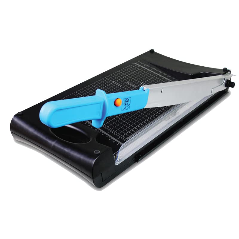 PrimaevalColossus 6-in-1 A4 Paper Cutter - Manual Guillotine Trimmer with Precision Blades for Scrapbooking, Photos & Cardstock | Dotted, Wavy, Straight, Cut, Chamfer & Indentation Functions | Perfect for DIY Crafts, Office Use & School Projects