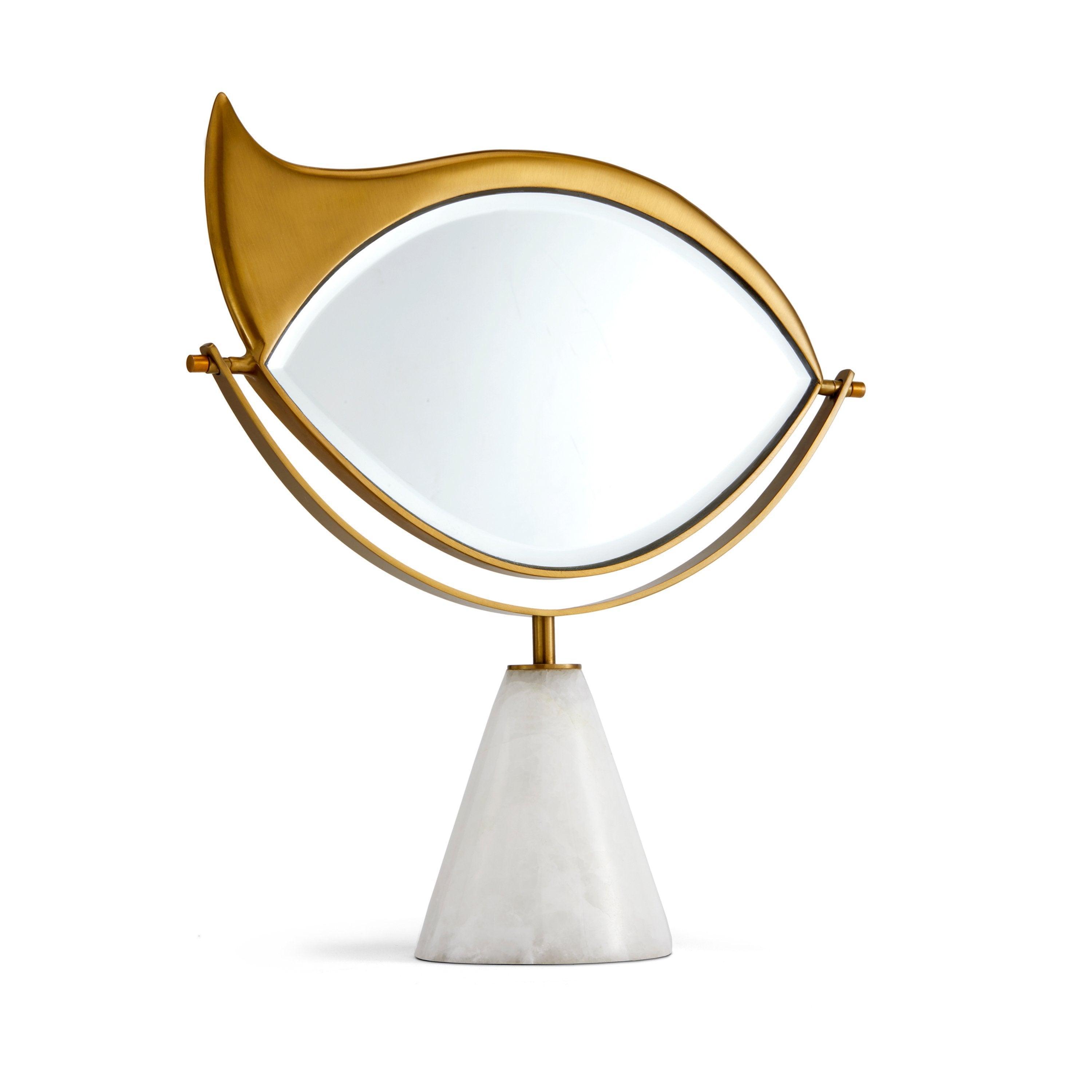 Lito Vanity Mirror with Lights - 10X Magnification, Touch Control, Dimmable LED Makeup Mirror for Bathroom & Bedroom | Perfect for Makeup, Skincare & Grooming