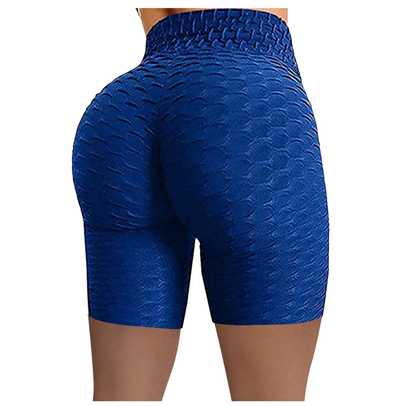 Handyulong Women's High Waist Yoga Shorts - Butt Lifting Tummy Control Workout Leggings for Running, Cycling & Fitness | Perfect for Gym, Yoga & Active Lifestyle