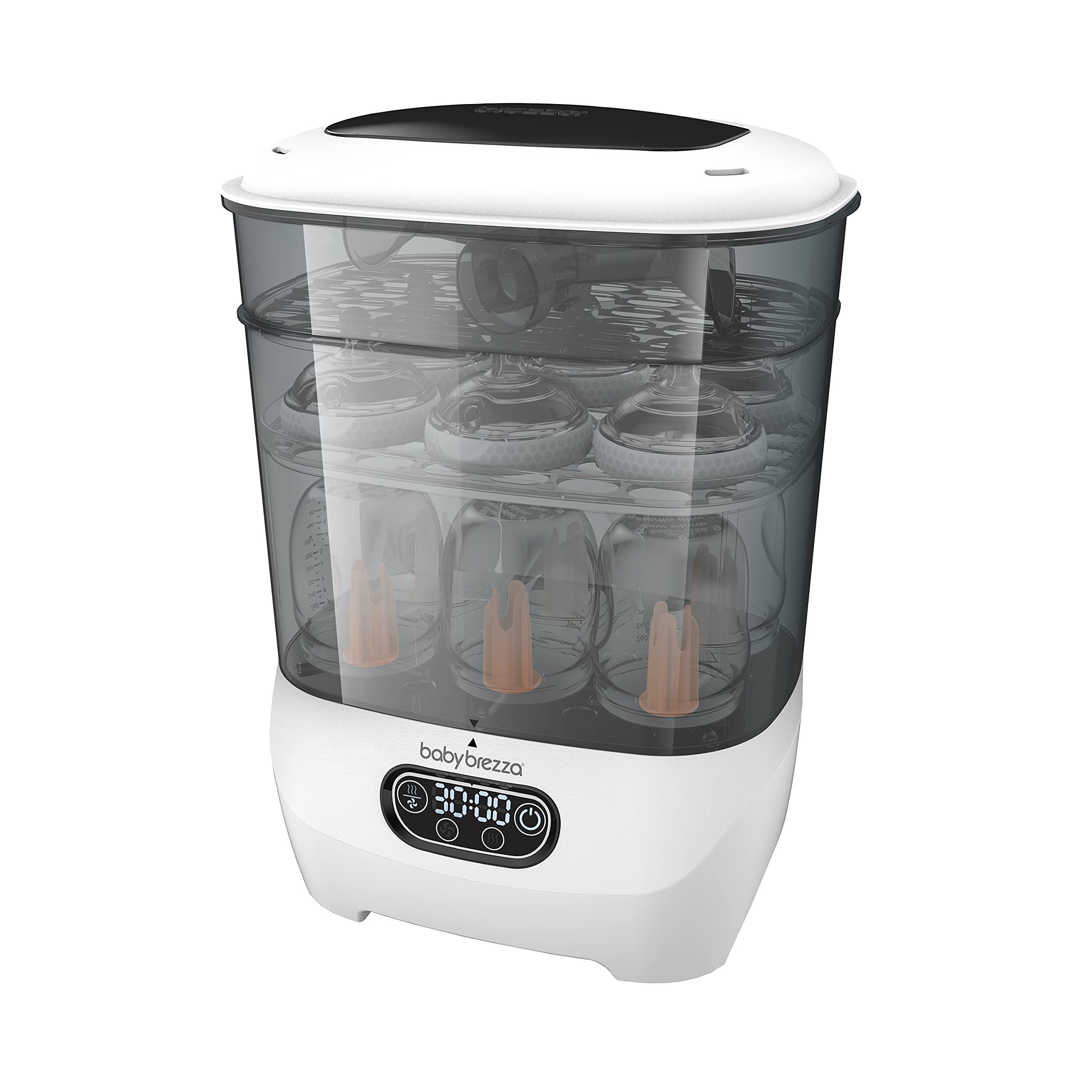 Baby Brezza Advanced Electric Steam Sterilizer and Dryer - Universal Bottle Sterilizer for Plastic, Glass, Pacifiers & Baby Accessories - Perfect for Daycare, Travel & Home Nursery Use