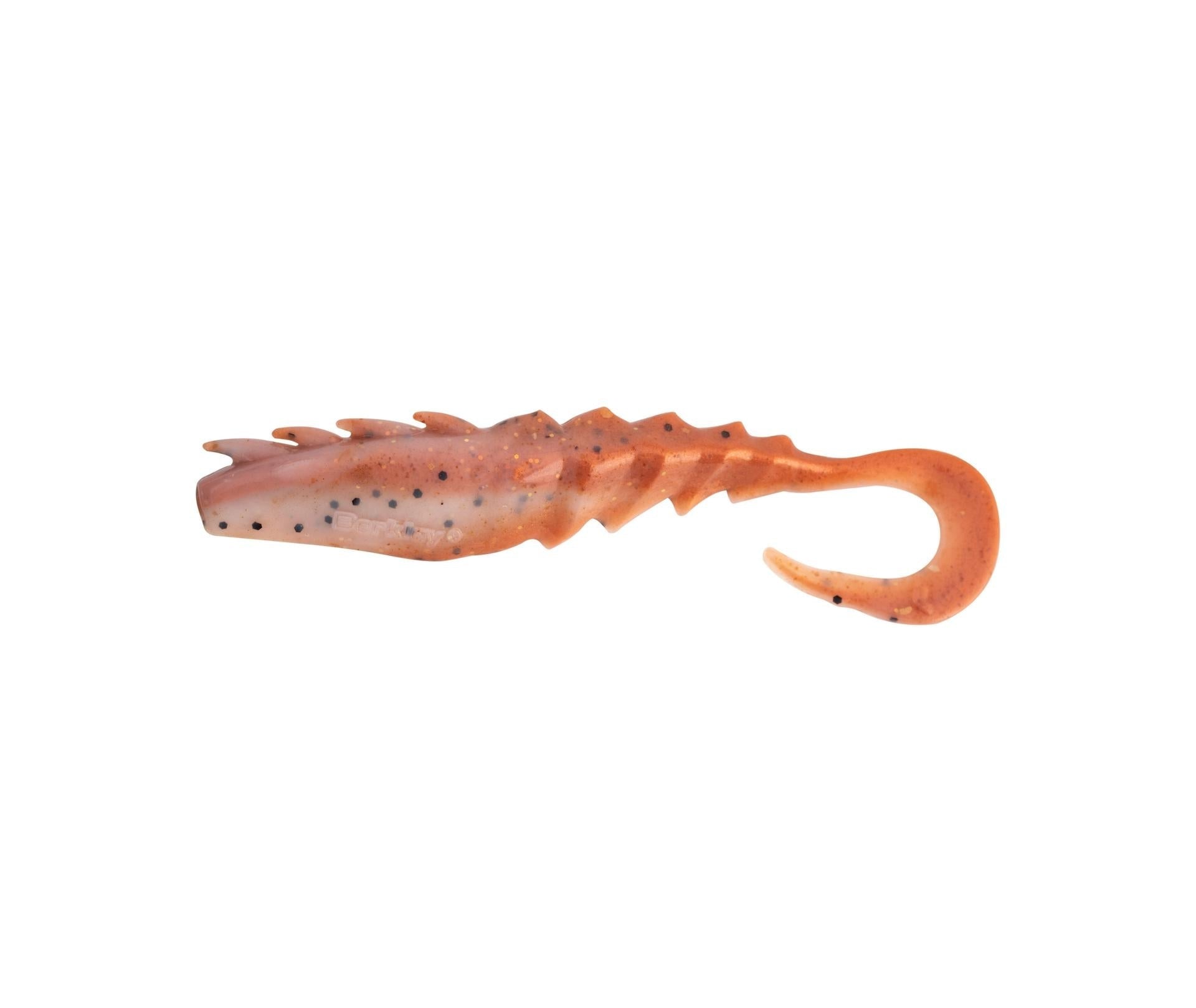 Berkley Gulp! Saltwater Nemesis Prawn Curl Tail Soft Fishing Baits - Perfect for Saltwater Fishing, Surf Casting, and Inshore Angling