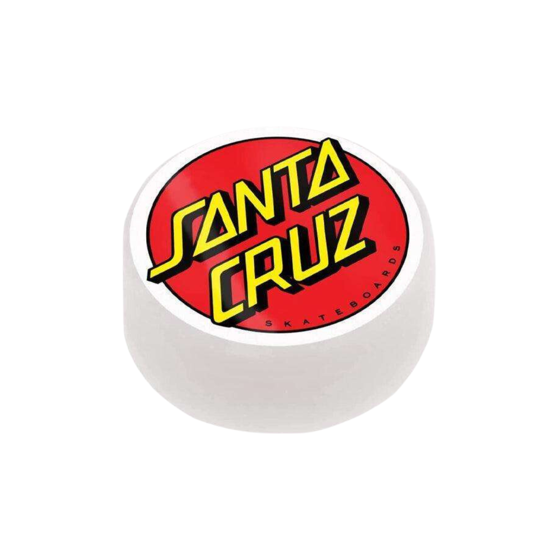 Santa Cruz Classic Dot Skate Wax - Premium White Skateboard Wax for Smooth Rides - Perfect for Street Skating, Park Riding & Longboard Cruising
