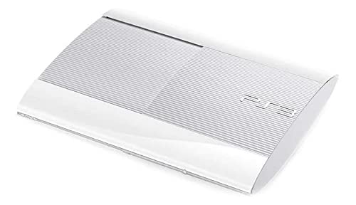 Refurbished Sony PlayStation 3 Super Slim 500GB Gaming Console - White | HD Video Game System with Wireless Controller | Perfect for Home Entertainment & Retro Gaming