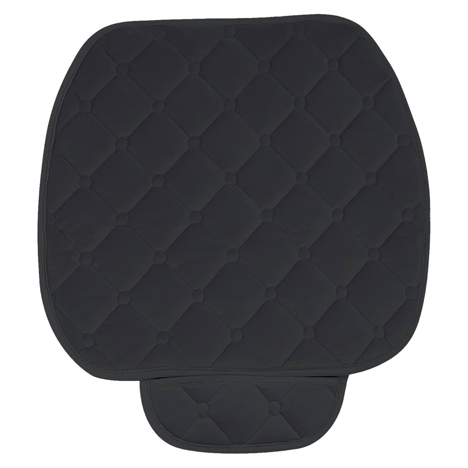 FAVOMOTO 1pc Plush Car Seat Cushion - Soft & Warm Seat Protector Pad for Winter Driving, Office Chair & Home Use - Comfortable Auto Accessory for Cars, Trucks & SUVs