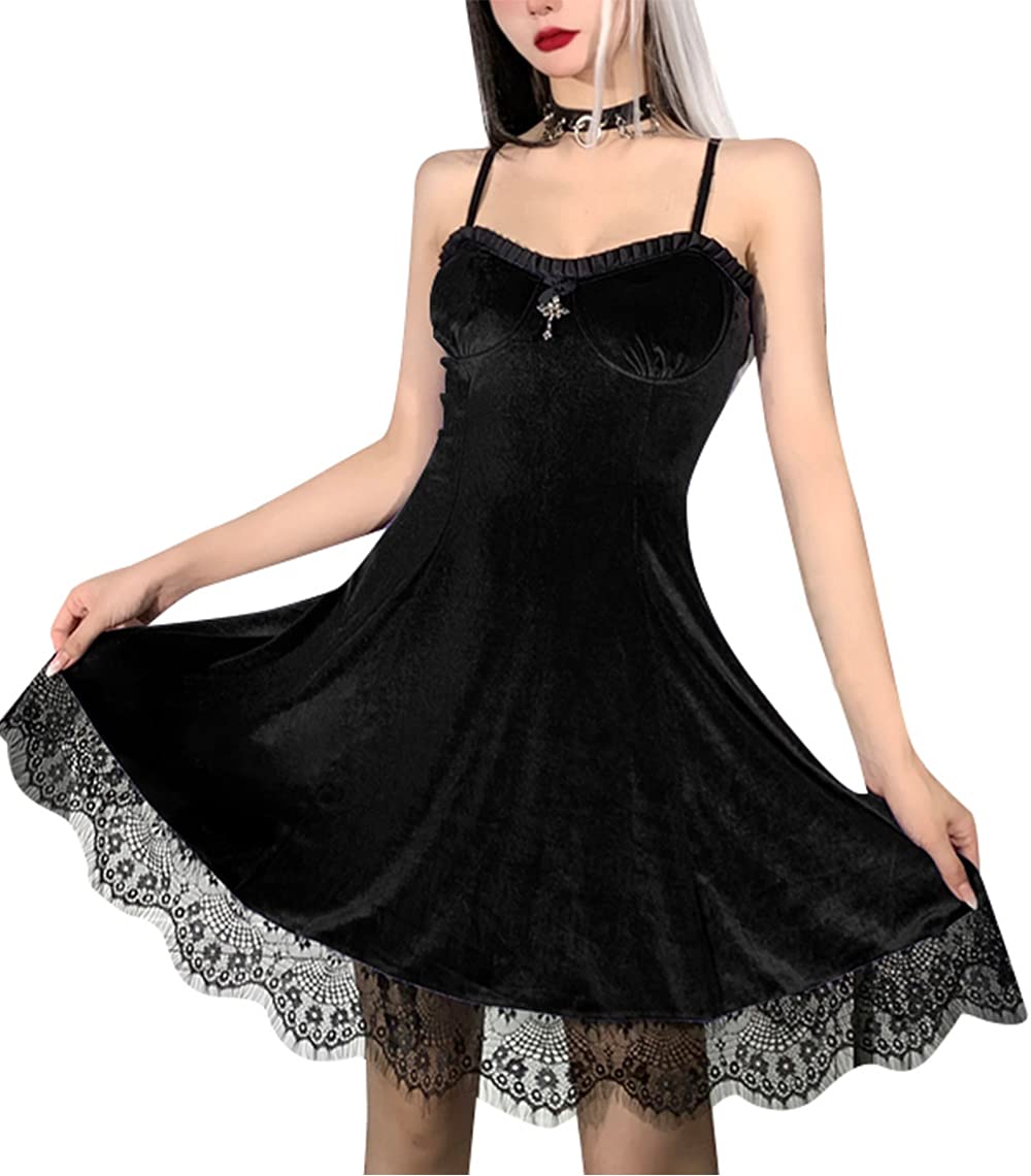 Gothic Dresses for Women - Sexy Black Formal Evening Gowns | Elegant Wedding Guest Dress, Halloween Costume & Night Out Outfit for Parties, Cocktail Events & Special Occasions