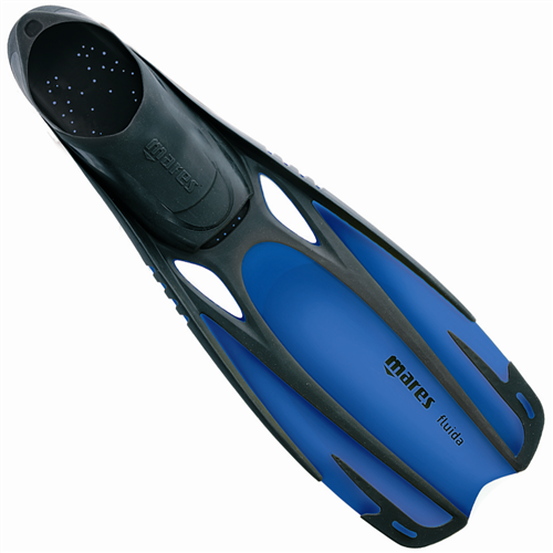 Mares Fluida Snorkeling Fins with Mesh Storage Bag - Lightweight Swim Fins for Scuba Diving, Snorkeling & Beach Travel