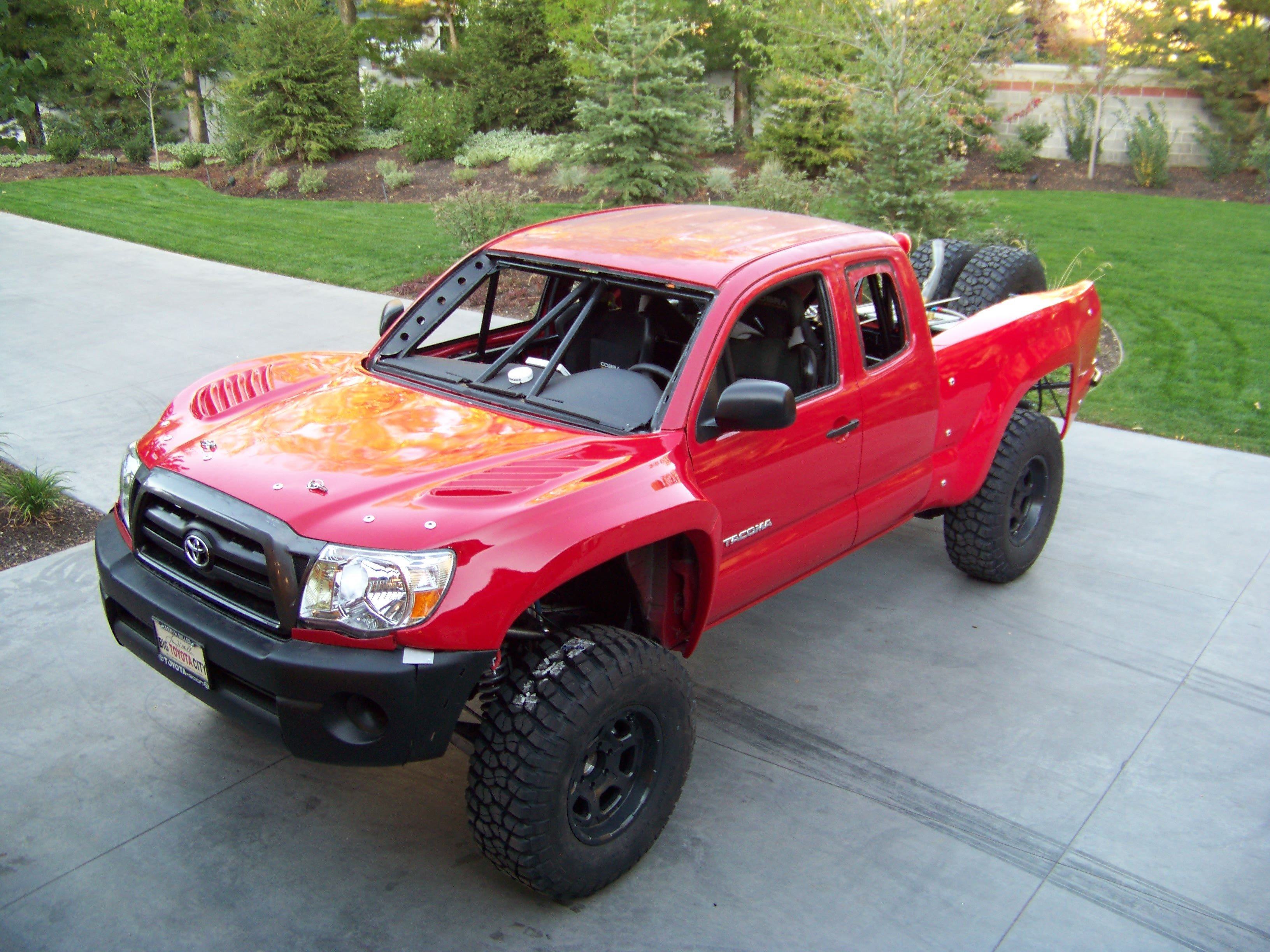 2005-2015 Toyota Tacoma One Piece Headlight Kit - High Performance LED Headlights for Off-Road & Night Driving