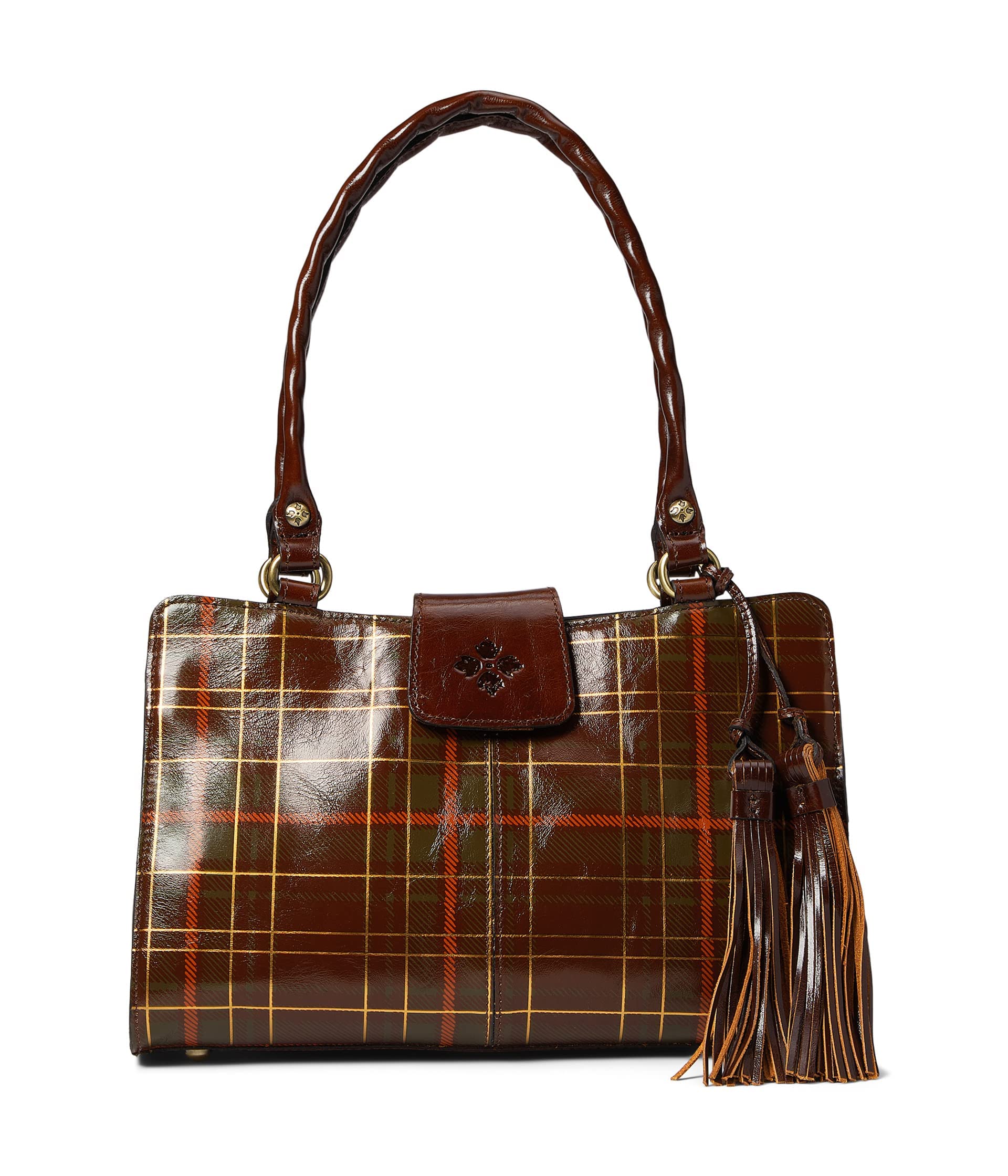 Patricia Nash Women's Rienzo Leather Satchel Handbag - Stylish Crossbody Purse for Work, Travel & Everyday Use