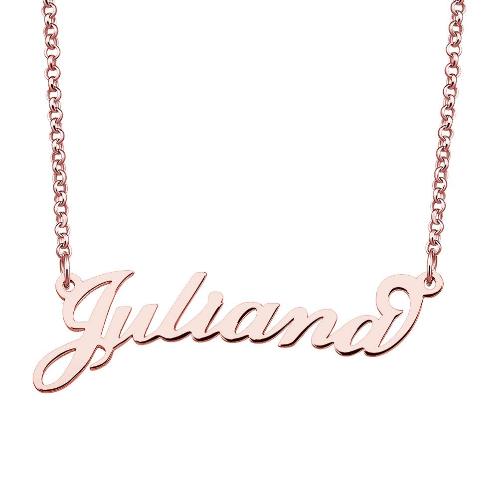 Custom Name Necklace - Sterling Silver Pendant for Women | Gift & Everyday Wear