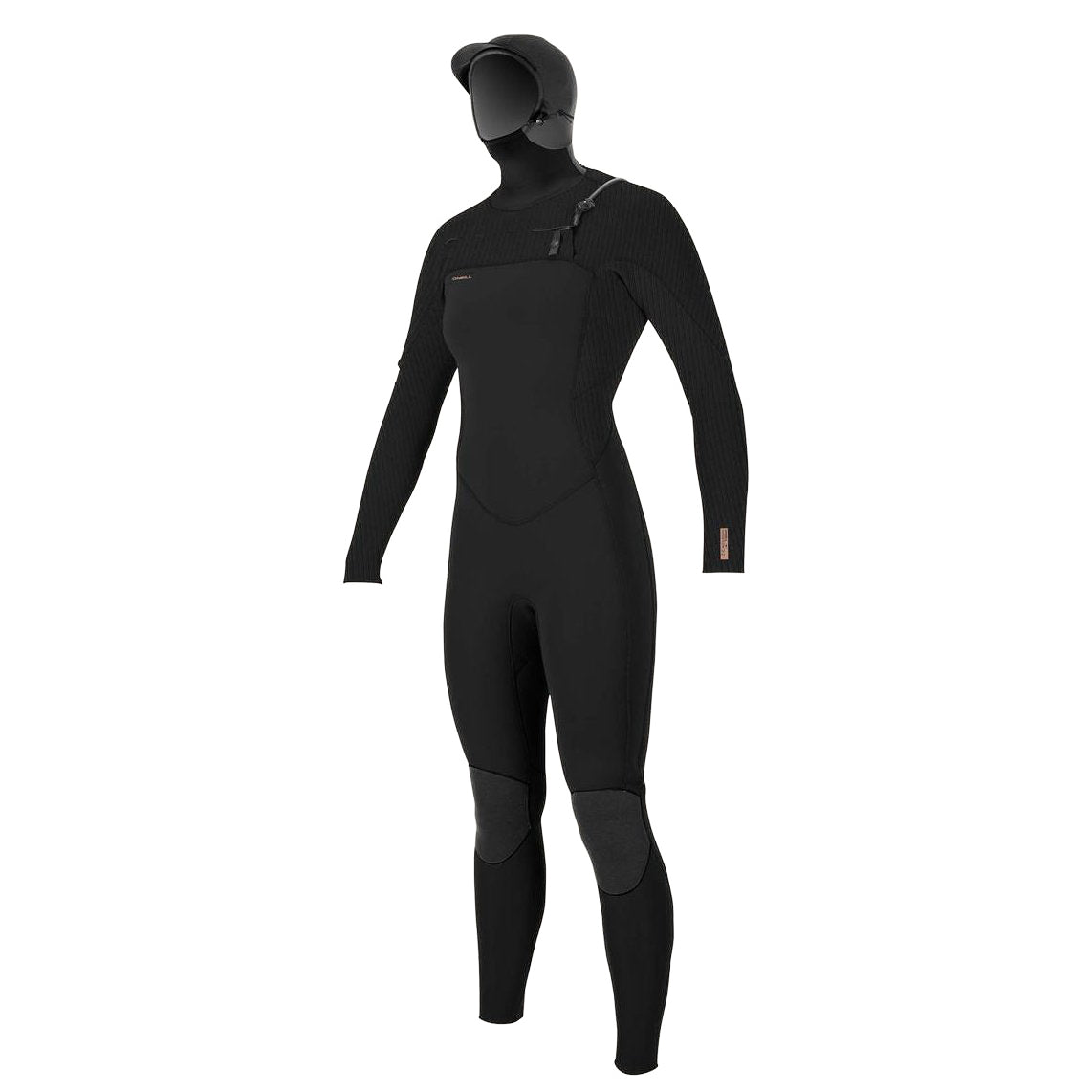 O'Neill HYPERFREAK 5.5/4mm Women's Chest Zip Wetsuit with Hood - Perfect for Surfing, Diving & Water Sports