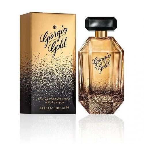 Giorgio Beverly Hills Gold Eau de Parfum for Women - 3.4 oz / 100ml Luxury Floral Fragrance - Perfect for Evening Events, Date Nights & Special Occasions
