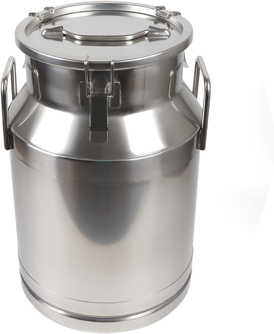20L Heavy Duty Stainless Steel Milk Can & Wine Pail with Sealed Lid - Food Grade Airtight Storage Container for Dairy, Brewing & Fermentation - Perfect for Home Brewing, Farm Use & Commercial Kitchens