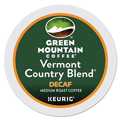 Green Mountain Coffee Roasters 7602 Vermont Country Blend Decaf Coffee K-Cups, 24 Count Box - Medium Roast, Low Acid, 100% Arabica - Perfect for Keurig Brewers at Home or Office