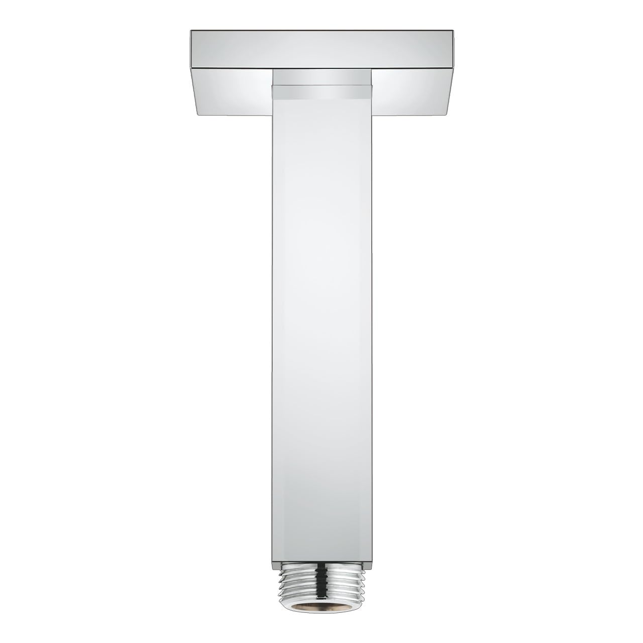 Grohe 27711000 Chrome Rainshower Ceiling Shower Arm - Compatible with Eurocube Bathroom Fittings | Modern Rainfall Showerhead Installation for Spa-Like Bathroom Experience