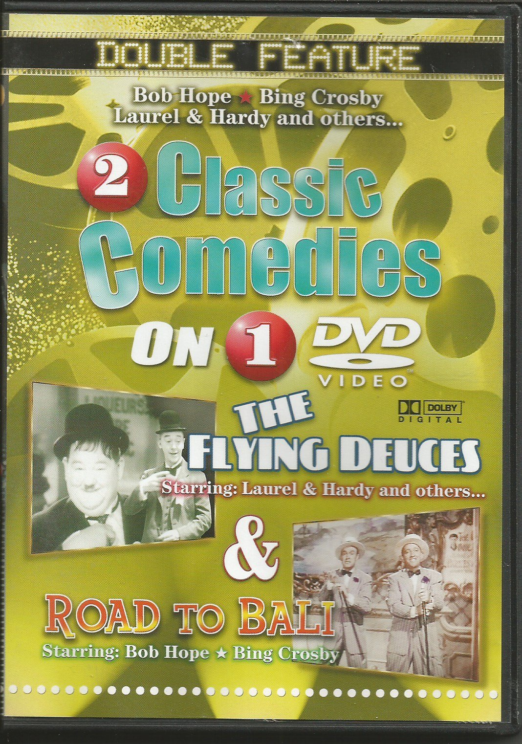 2 Classic Comedy Movies: The Flying Deuces & Road to Bali - Perfect for Movie Nights and Vintage Film Collections