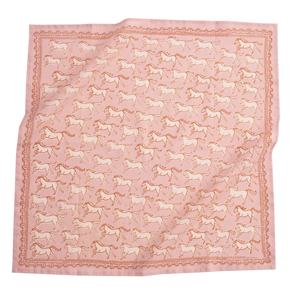 No.062 Horse Bandana - Breathable & Stylish Equestrian Accessory for Riding, Shows, and Everyday Use
