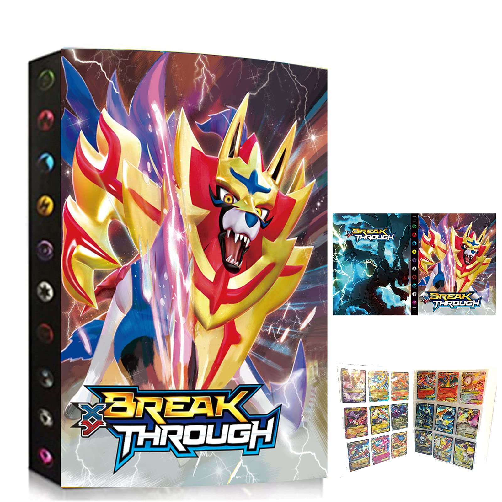 Premium Card Binder Holder - 432 Capacity Trading Card Album with Protective Pages | Ideal for Pokemon, MTG, Yu-Gi-Oh & Sports Card Collections | Perfect for Organizing, Displaying & Safeguarding Valuable Cards at Home, Tournaments or Conventions