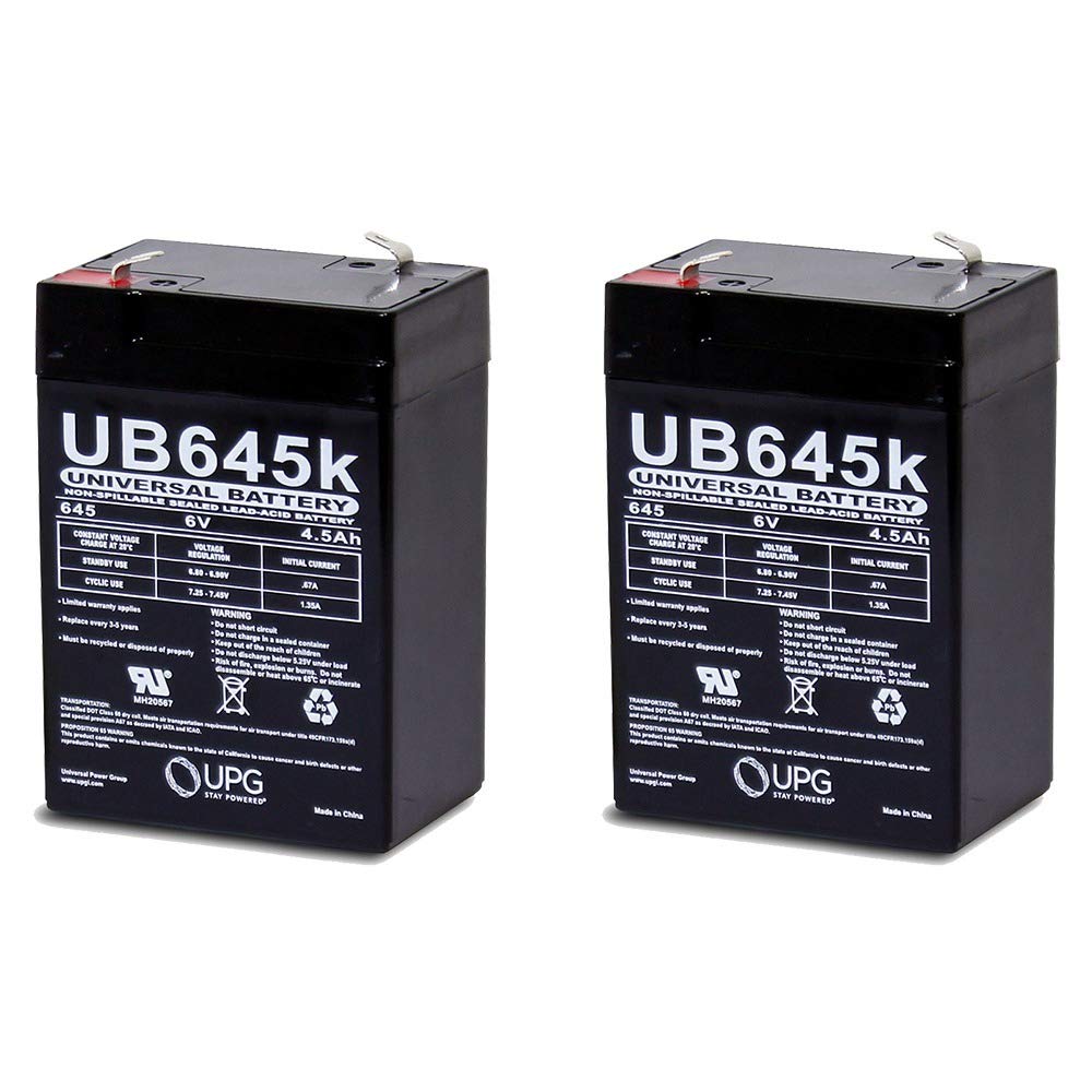 UPG 85998/D5733 Sealed Lead Acid Batteries 12V 8Ah - 2 Pack for UPS Backup, Solar Systems & Emergency Power Supply