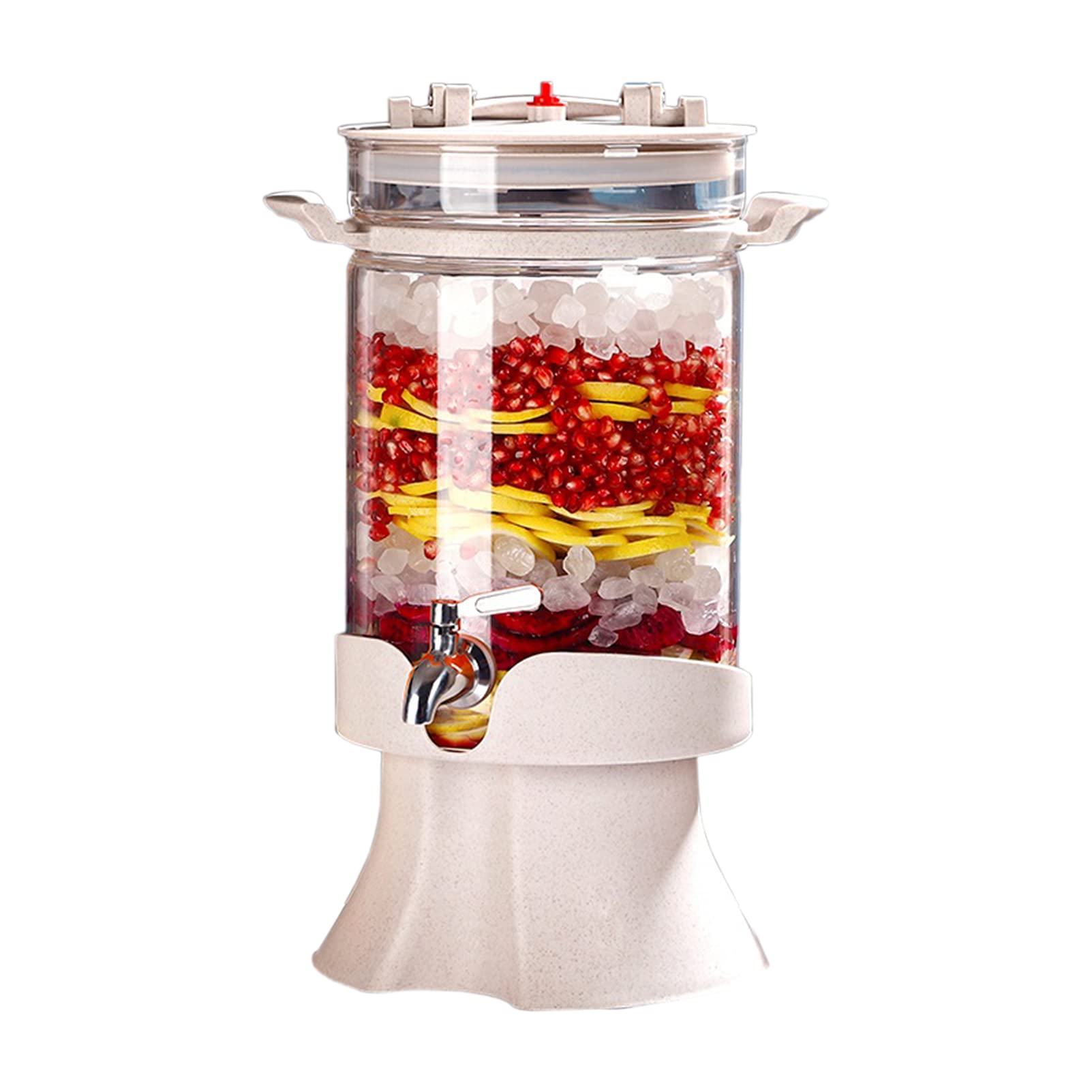 Premium Glass Wine Fermenter with Non-Leak Inverted Design & Exhaust Valve - 7.5kg Capacity for Homemade Fruit Wine, Beer, and Kombucha - Perfect for Home Brewing, Winemaking, and DIY Beverage Projects