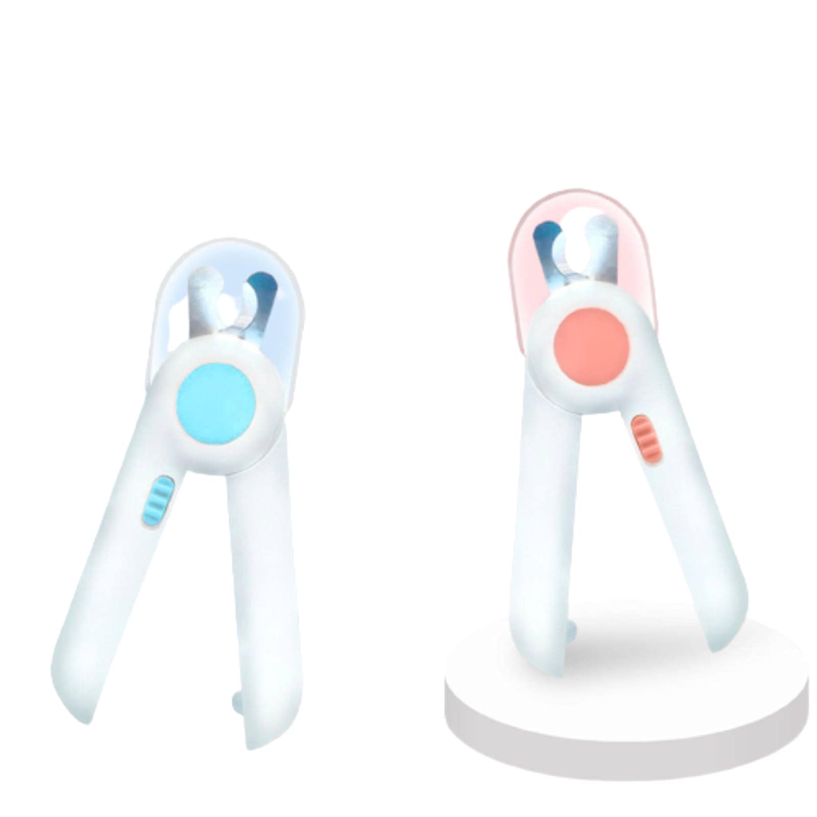Professional Pet Nail Clippers with LED Light & Anti-Slip Grip - Safe Cat & Dog Nail Trimmer for Precise Cutting - Perfect for Home Grooming & Vet Clinics