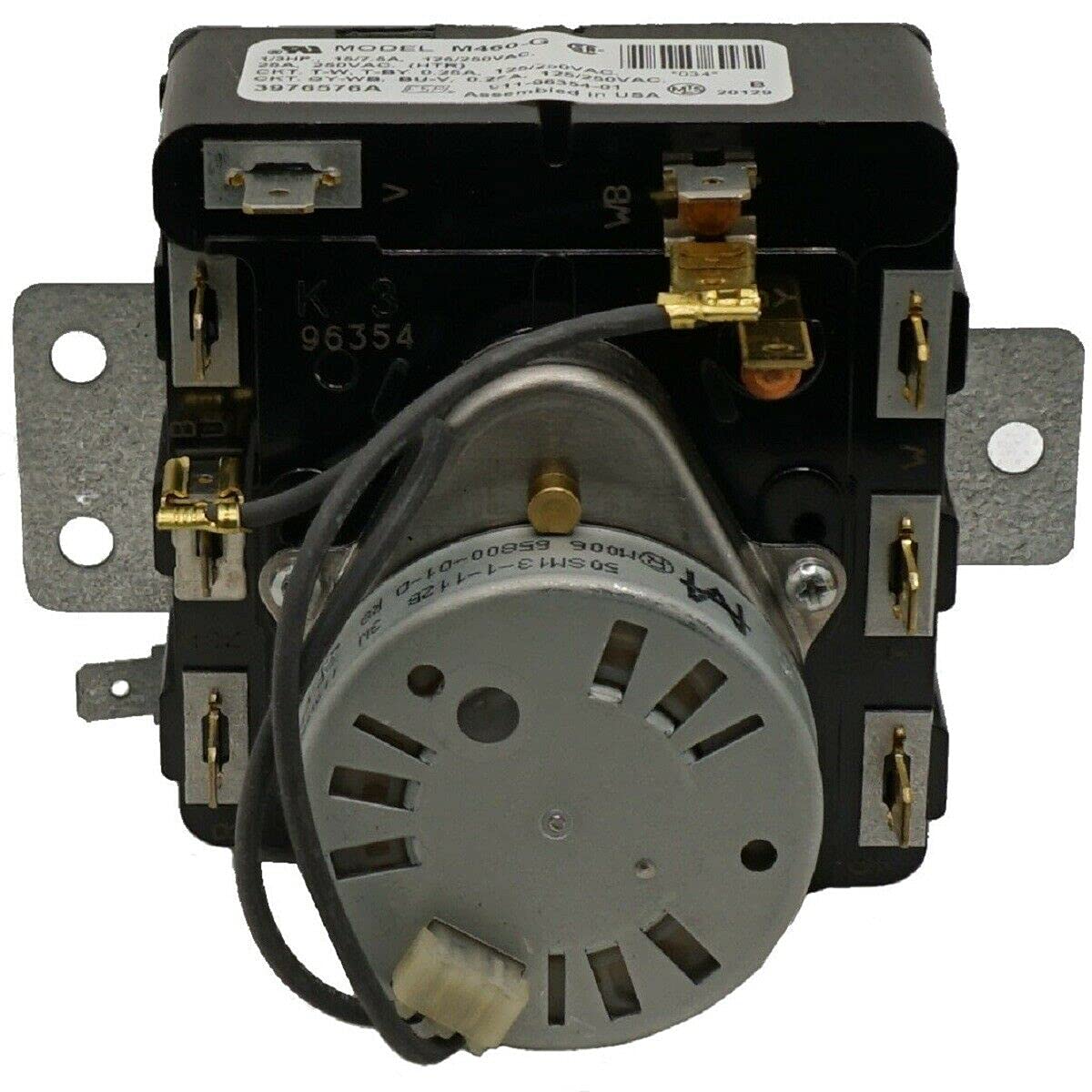 WP3976576 Dryer Timer Replacement for Whirlpool AP6009025 & 3976576 - Perfect for Laundry Room Appliance Repair