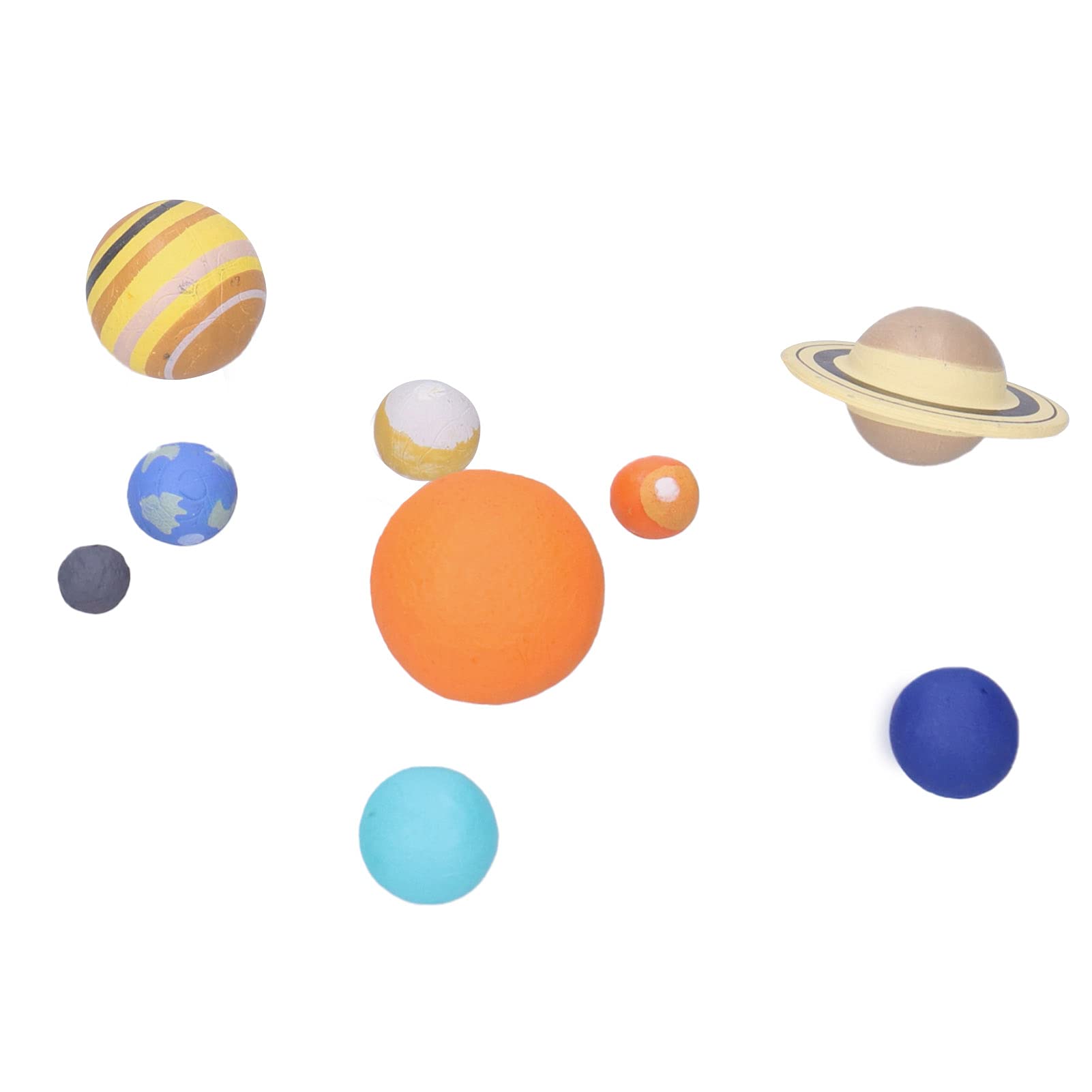 Solar System Model Kit - Non-Toxic Vinyl Solar System Stress Balls & Educational Planet Toys for Kids - Perfect for Classroom Learning & Home School Astronomy Projects