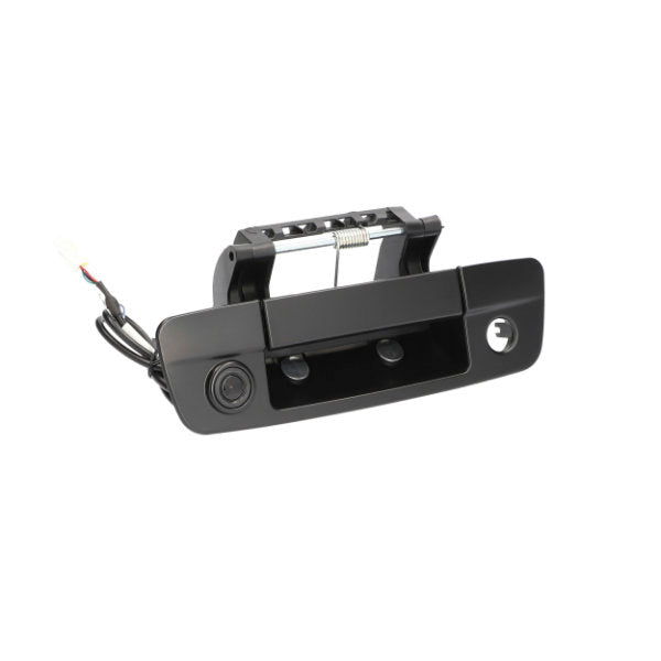 iBeam TE DGH Black Tailgate Handle Backup Camera for 2009-2018 Ram Pickup Trucks - Enhanced Rear View Safety for Parking & Towing