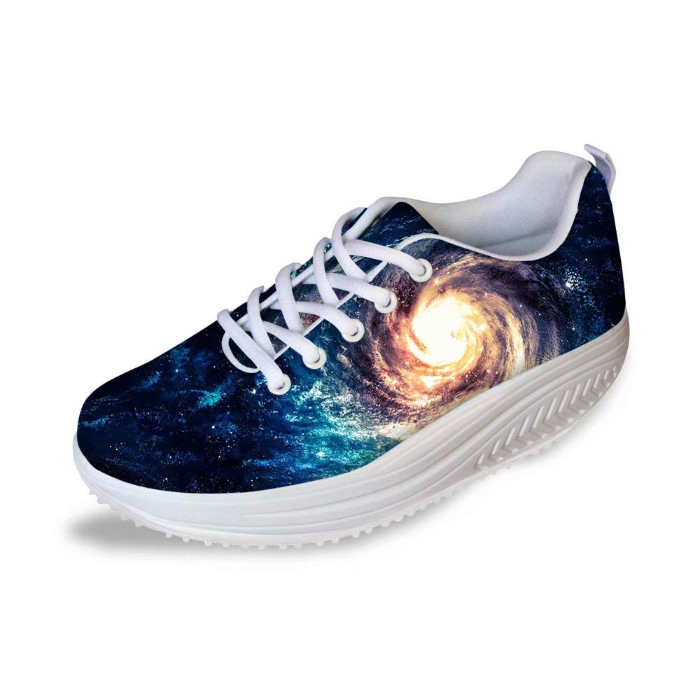 FOR U DESIGNS Women's Platform Sneakers - Fashion Walking Shoes for Fitness & Strength Training - Perfect for Gym Workouts, Power Walking & Casual Wear